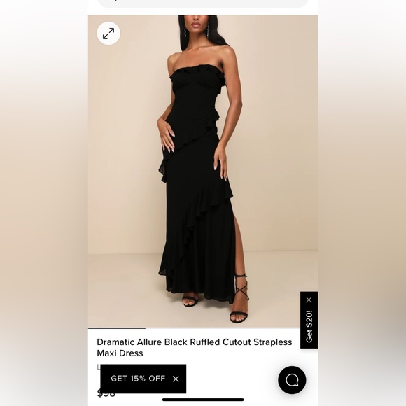chinese dress ladies Shona Joy - Lani Strapless Draped Maxi Dress main image 0